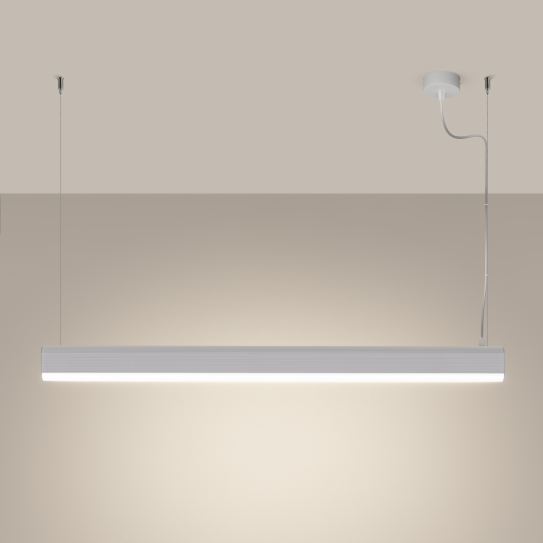 Lampa wisząca FARGE biała LED 4000K - 16772