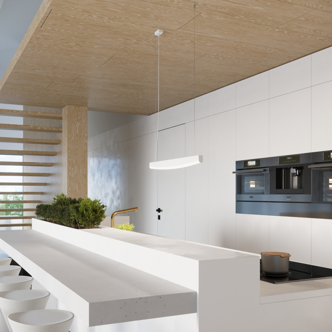 Lampa wisząca JORUN 120 biała LED 3000K - 16915