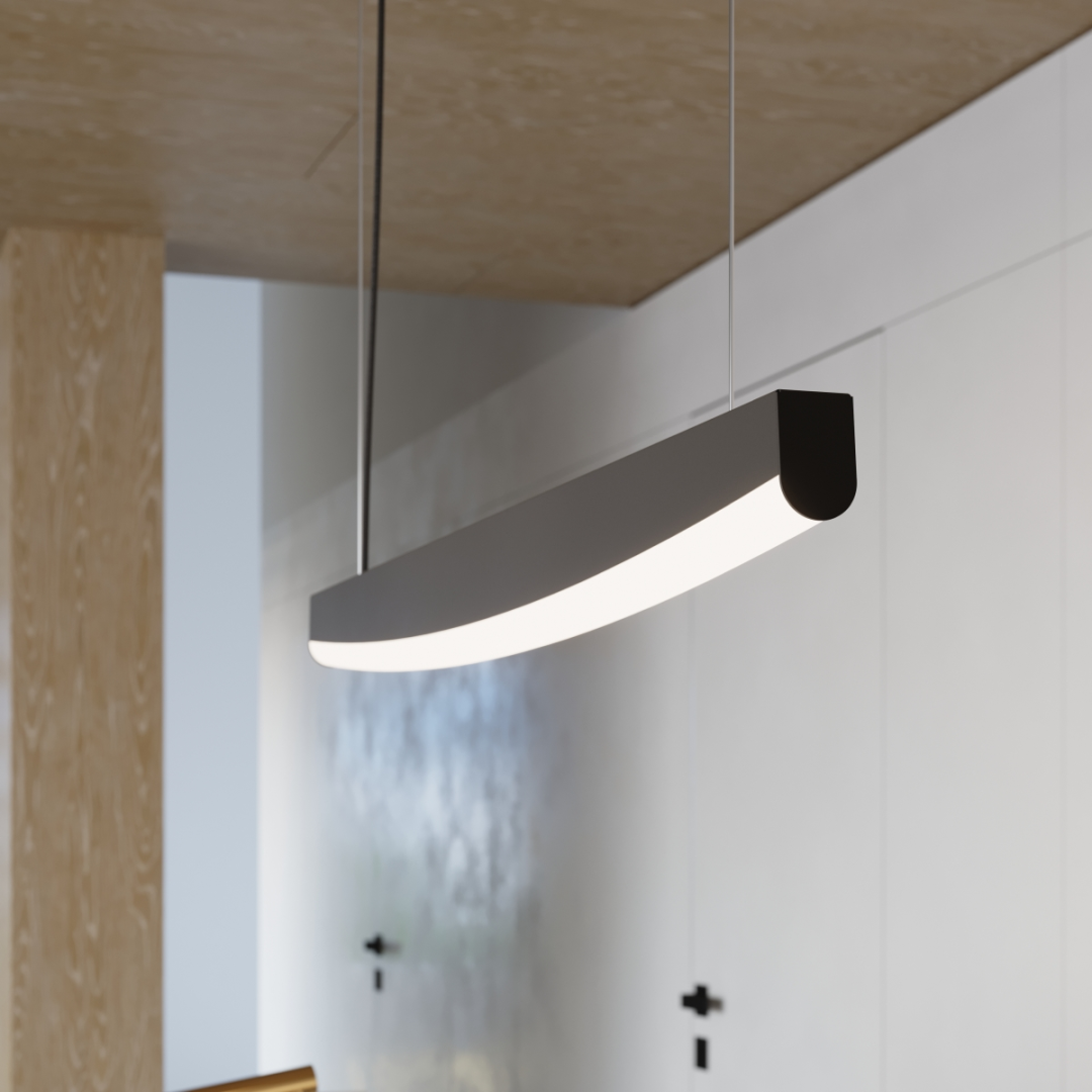 Lampa wisząca JORUN 120 czarna LED 3000K - 16929