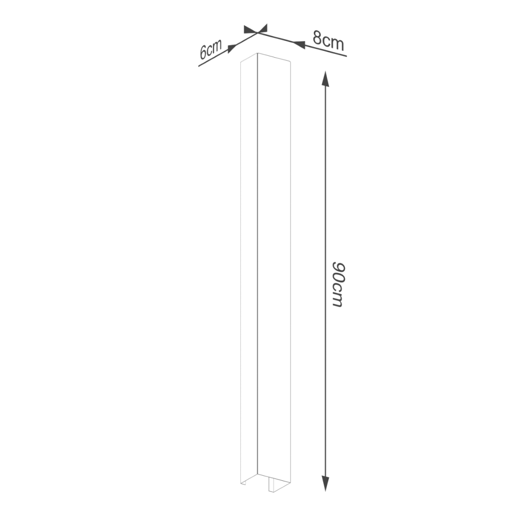 Kinkiet FREYA 90 biały - 17059