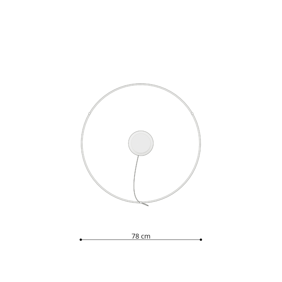 Żyrandol RIO 78 beżowy LED 4000K - 17387