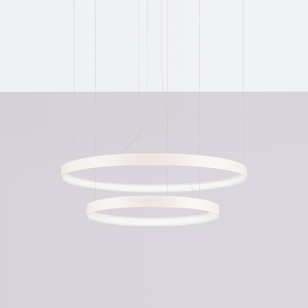 Żyrandol RIO 2 55/78 beżowy LED 3000K - 17409