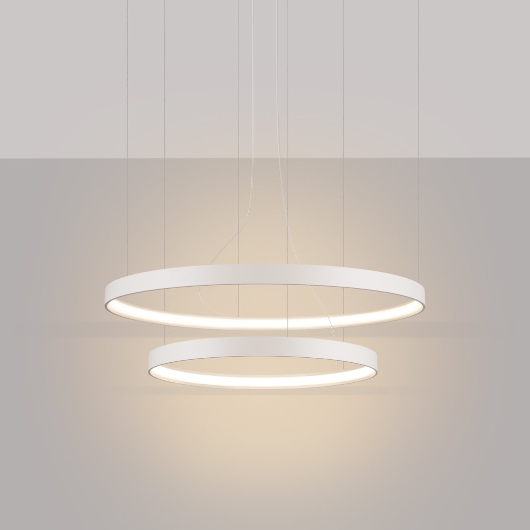 Żyrandol RIO 2 55/78 beżowy LED 3000K - 17410