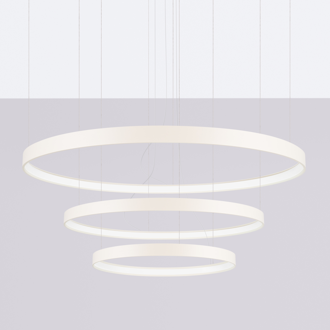 Żyrandol RIO 3 55/78/110 beżowy LED 3000K - 17423