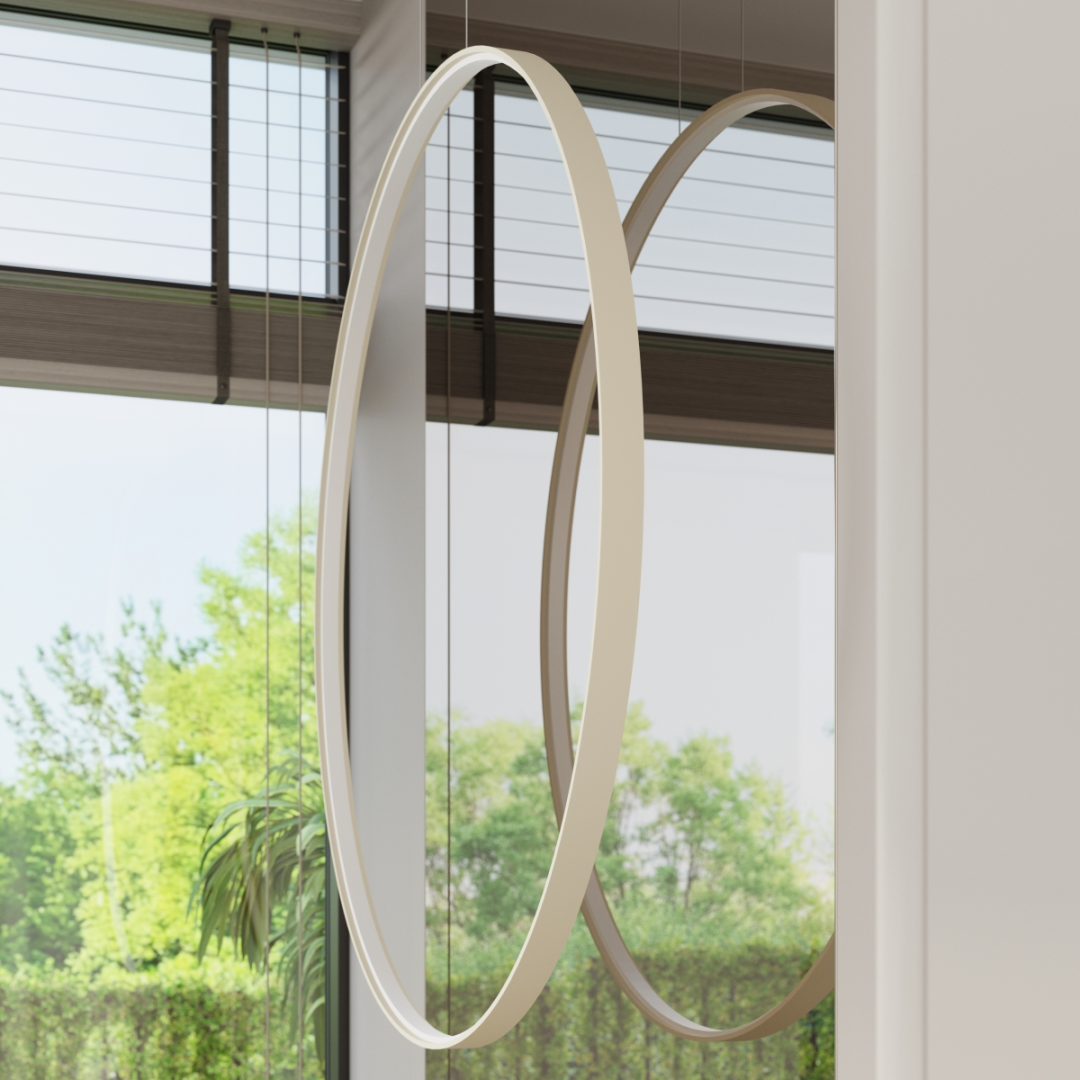 Lampa wisząca RIO 110 beżowa LED 4000K - 17538