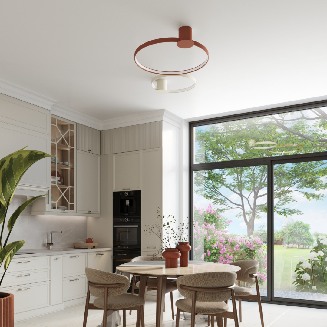 Plafon RIO 78 beżowy LED 4000K - 17612