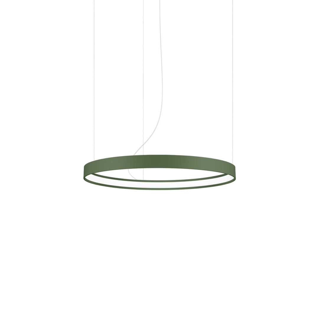 Żyrandol RIO 55 zielona oliwka LED 3000K - 17640