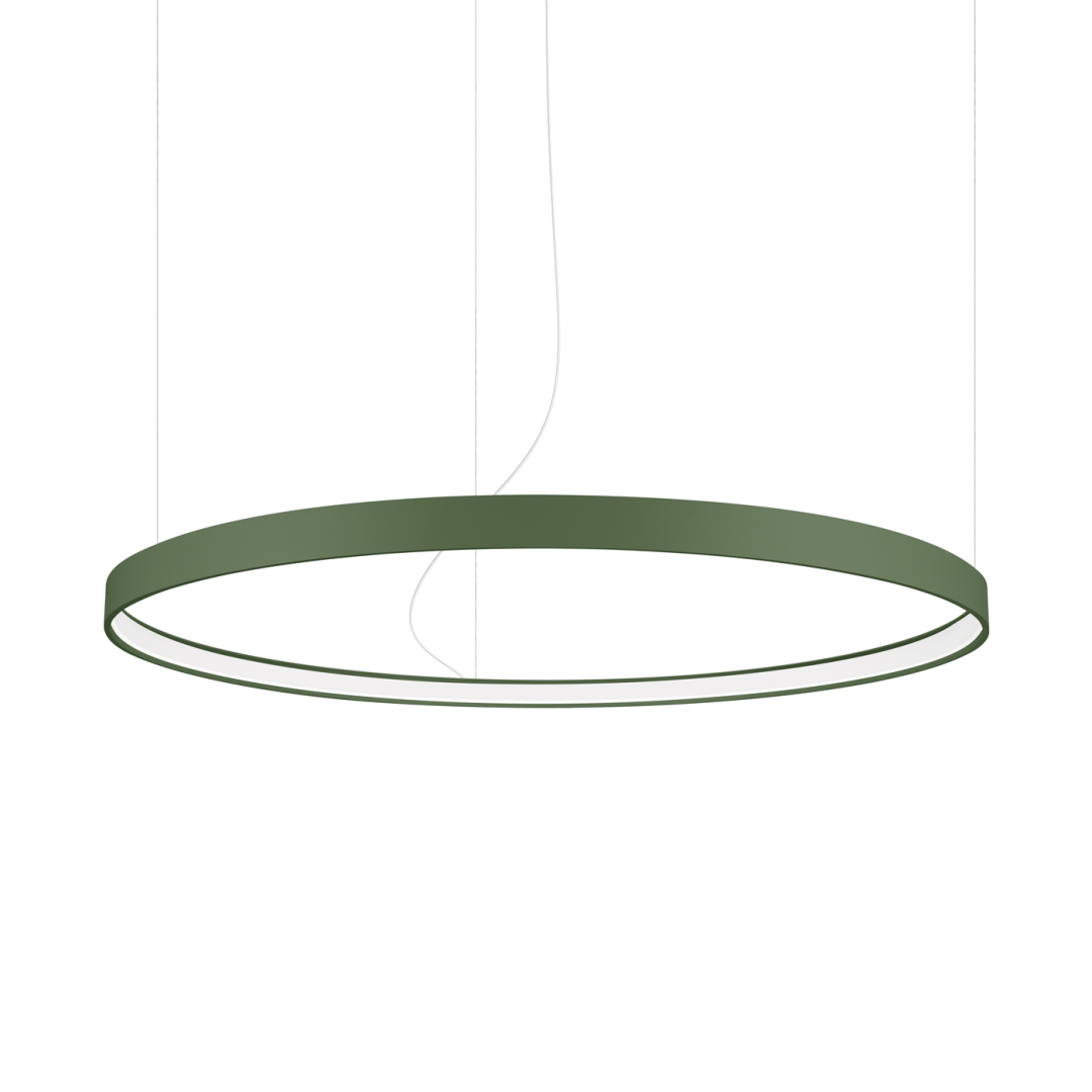 Żyrandol RIO 110 zielona oliwka LED 3000K - 17668