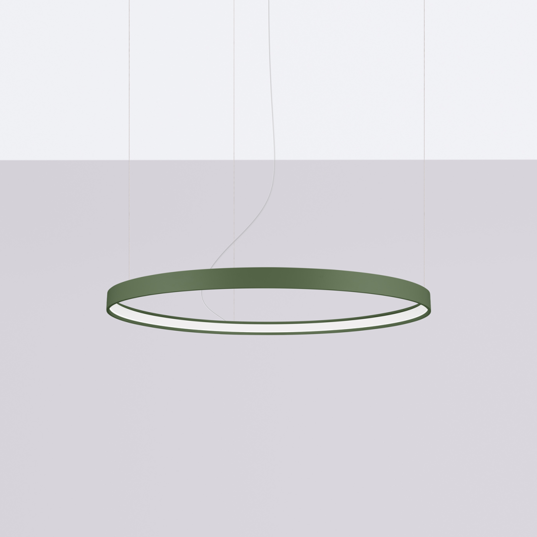 Żyrandol RIO 78 zielona oliwka LED 4000K - 17700