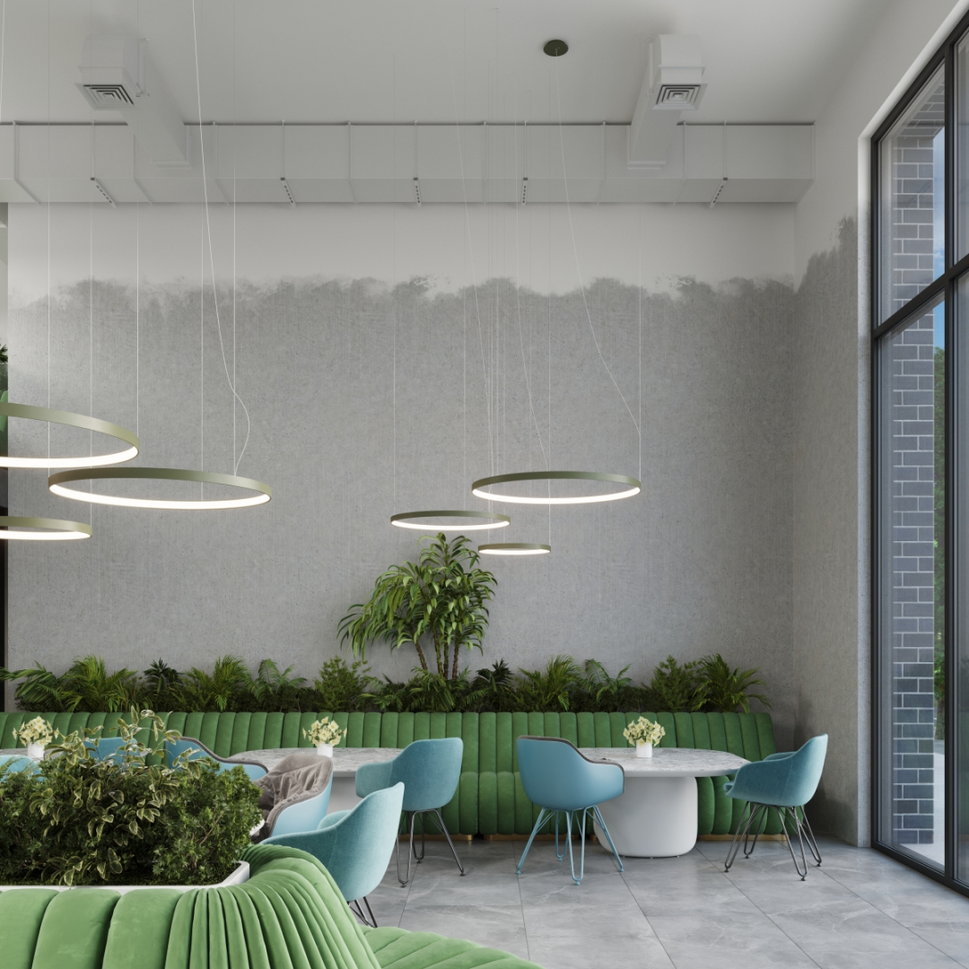 Żyrandol RIO 2 55/78 zielona oliwka LED 3000K - 17725