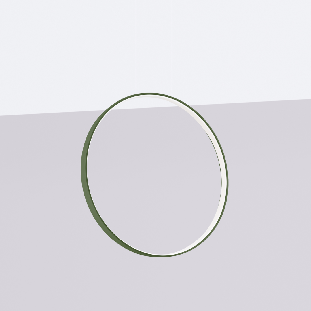 Lampa wisząca RIO 55 zielona oliwka LED 3000K - 17784