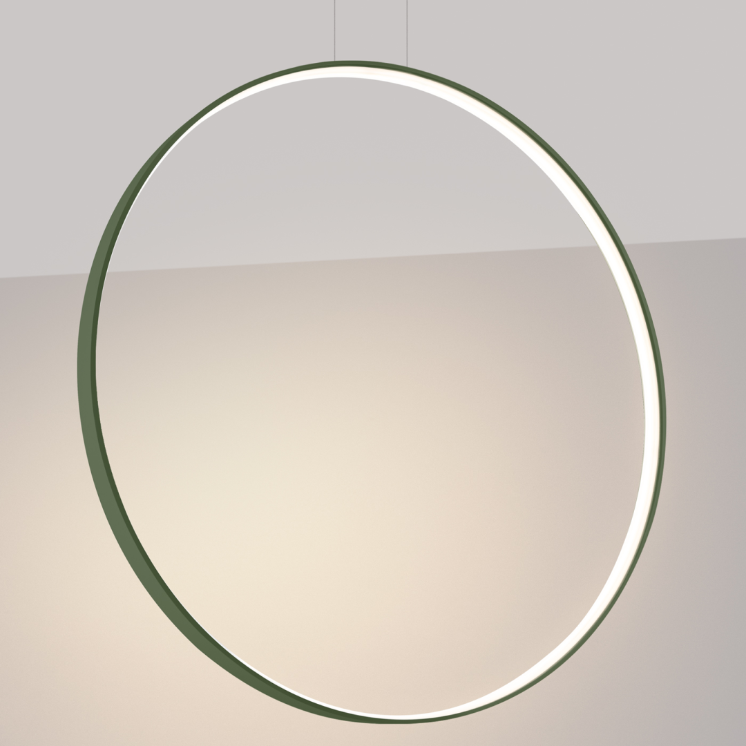 Lampa wisząca RIO 110 zielona oliwka LED 3000K - 17815