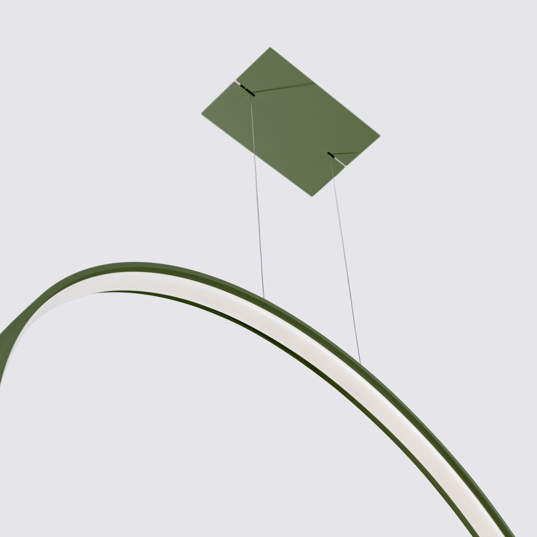 Lampa wisząca RIO 55 zielona oliwka LED 4000K - 17833