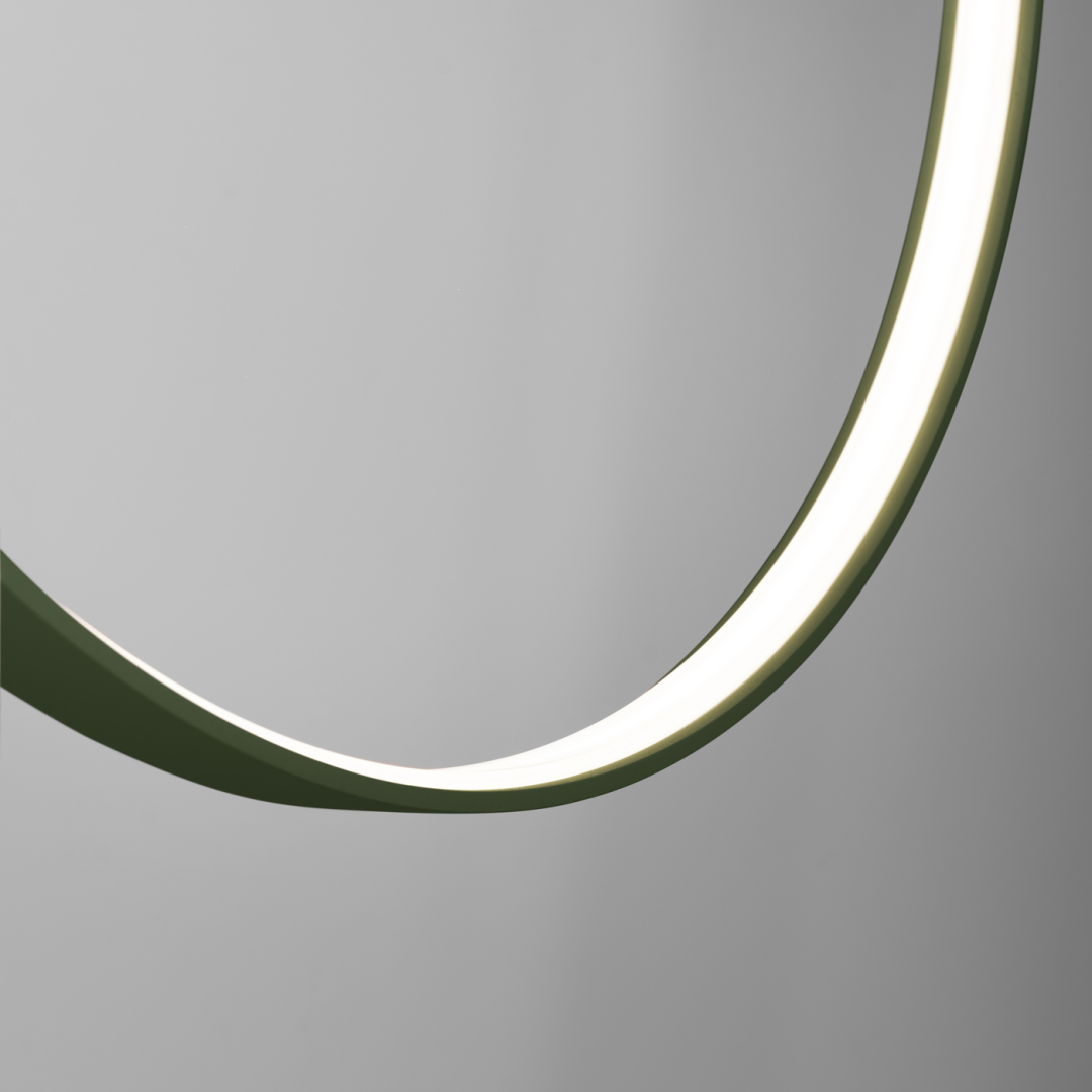 Lampa wisząca RIO 78 zielona oliwka LED 4000K - 17849