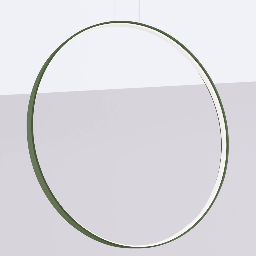 Lampa wisząca RIO 110 zielona oliwka LED 4000K - 17859