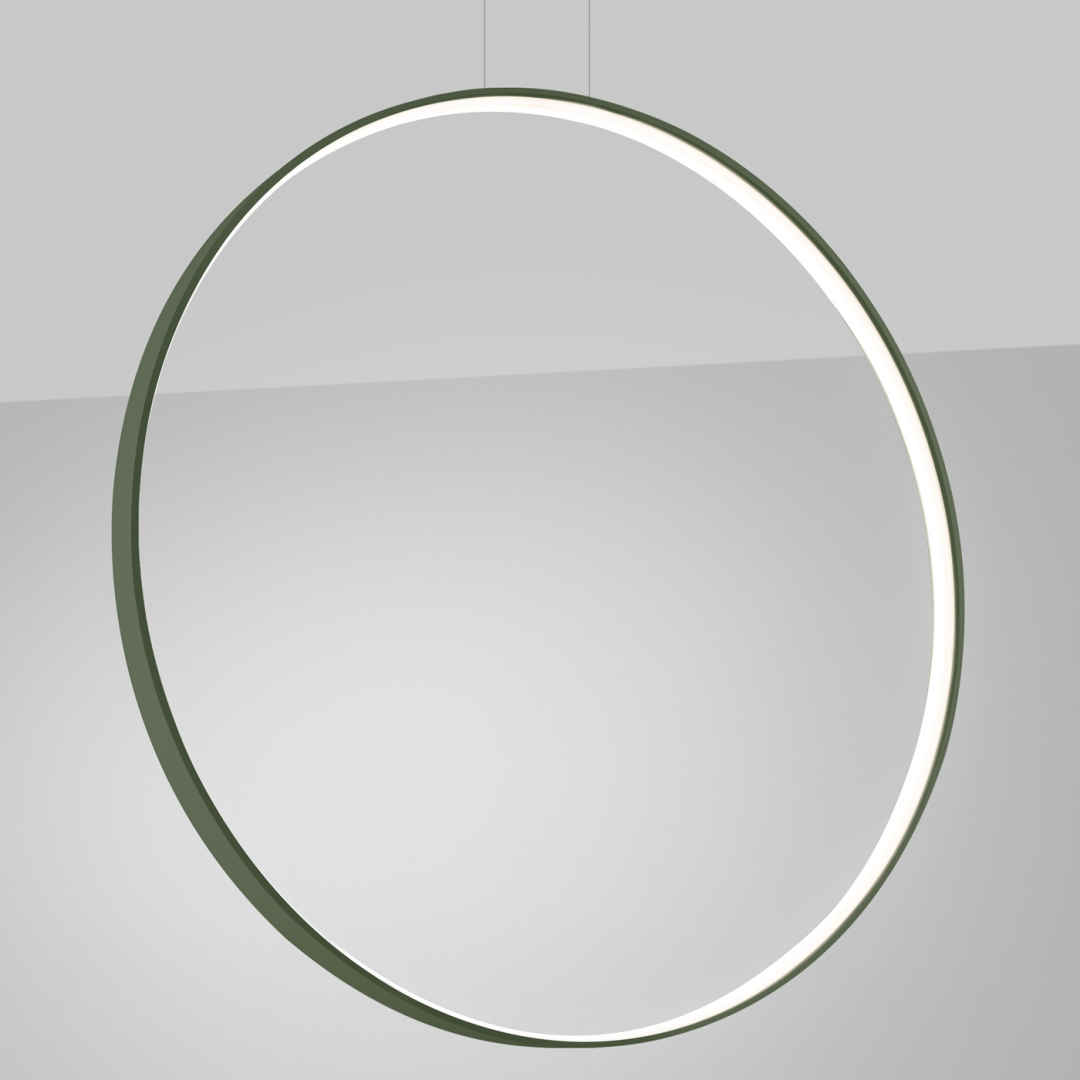 Lampa wisząca RIO 110 zielona oliwka LED 4000K - 17860