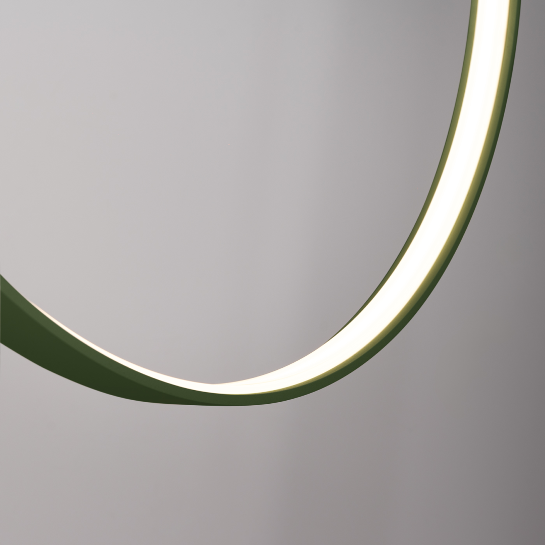 Lampa wisząca RIO 110 zielona oliwka LED 4000K - 17864