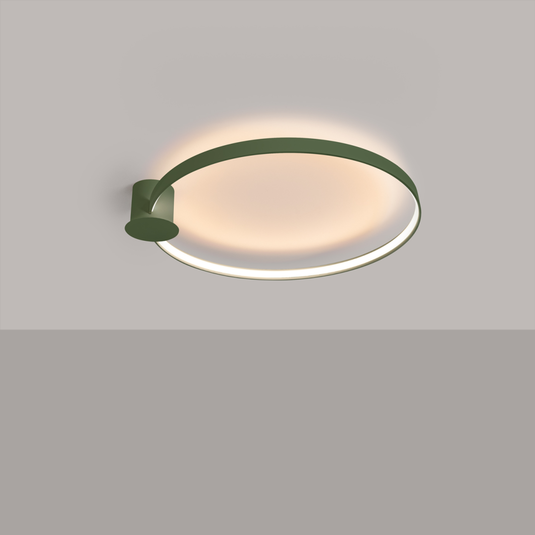 Plafon RIO 78 zielony oliwkowy LED 3000K - 17890