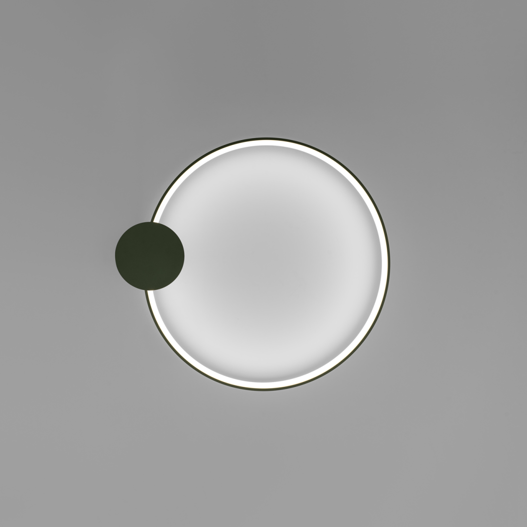 Plafon RIO 55 zielony oliwkowy LED 4000K - 17924