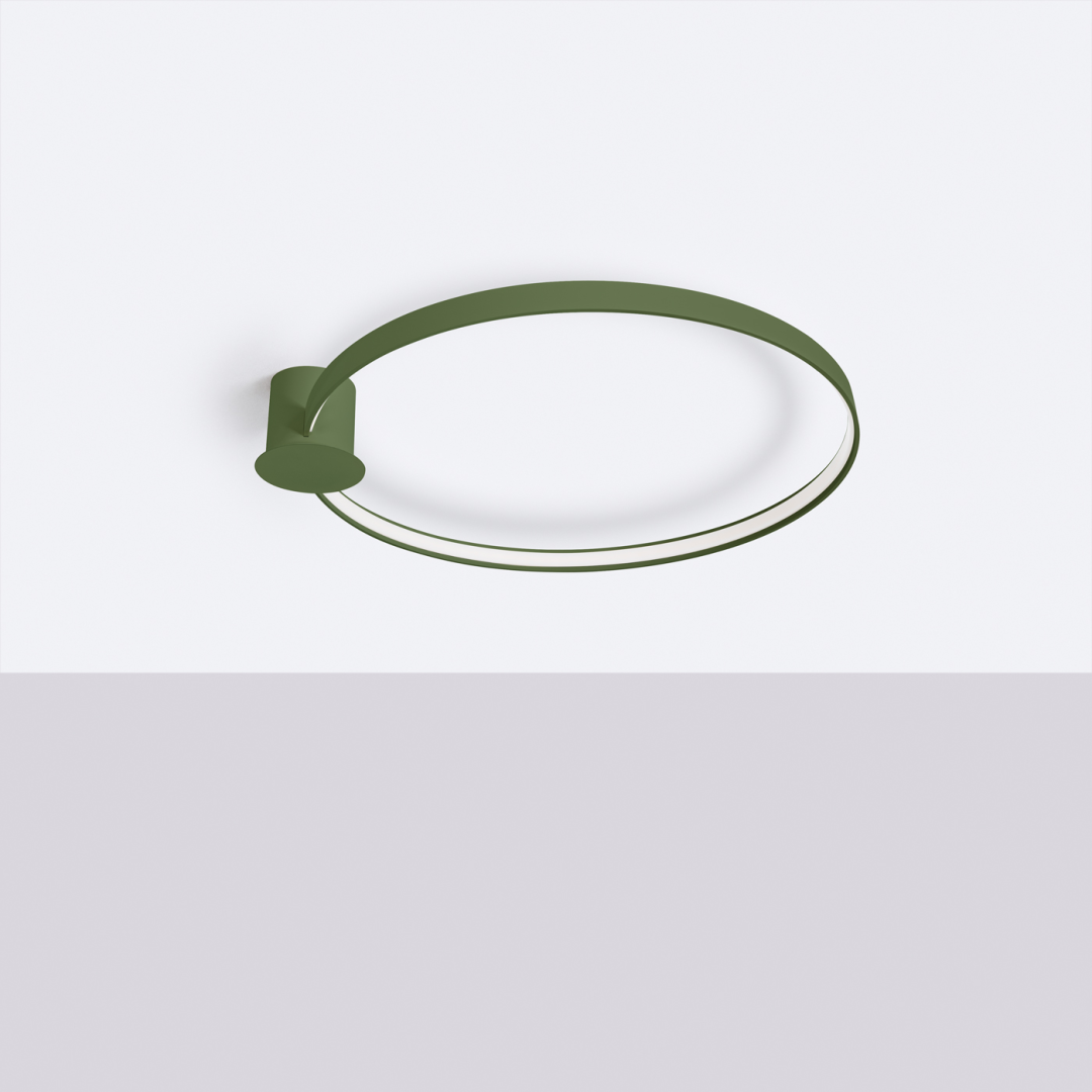 Plafon RIO 78 zielony oliwkowy LED 4000K - 17934