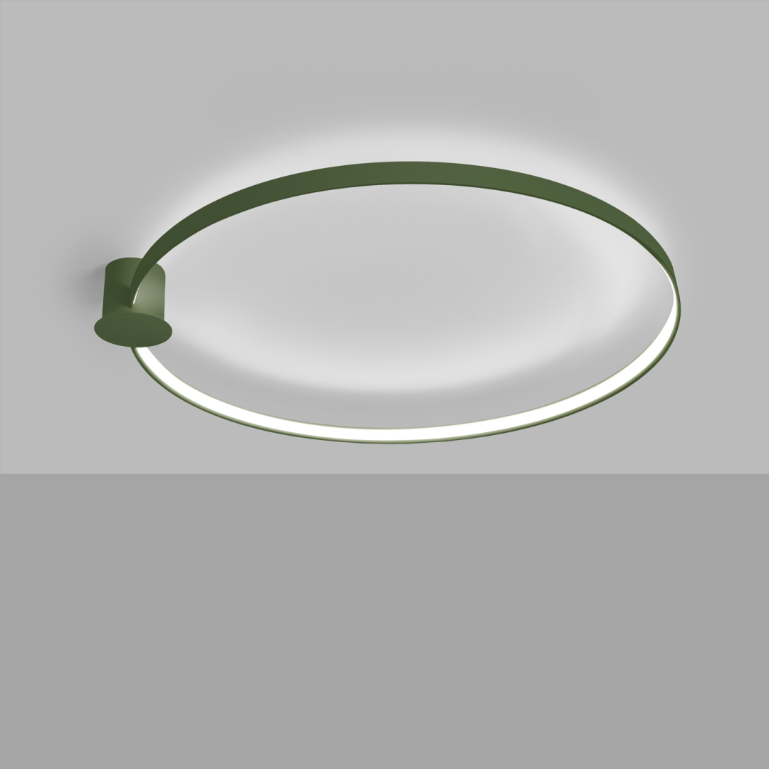 Plafon RIO 110 zielony oliwkowy LED 4000K - 17950