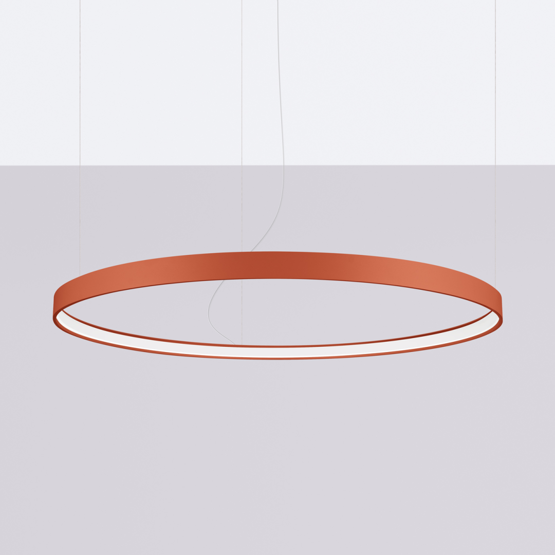 Żyrandol RIO 110 ochra czerwona LED 4000K - 18034