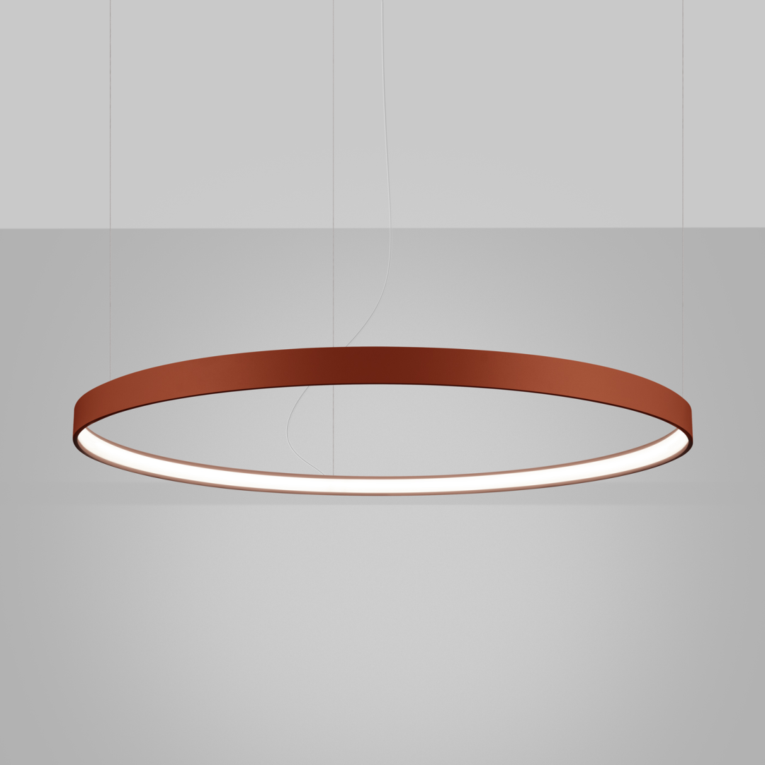 Żyrandol RIO 110 ochra czerwona LED 4000K - 18035