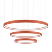 Żyrandol RIO 3 55/78/110 ochra czerwona LED 3000K