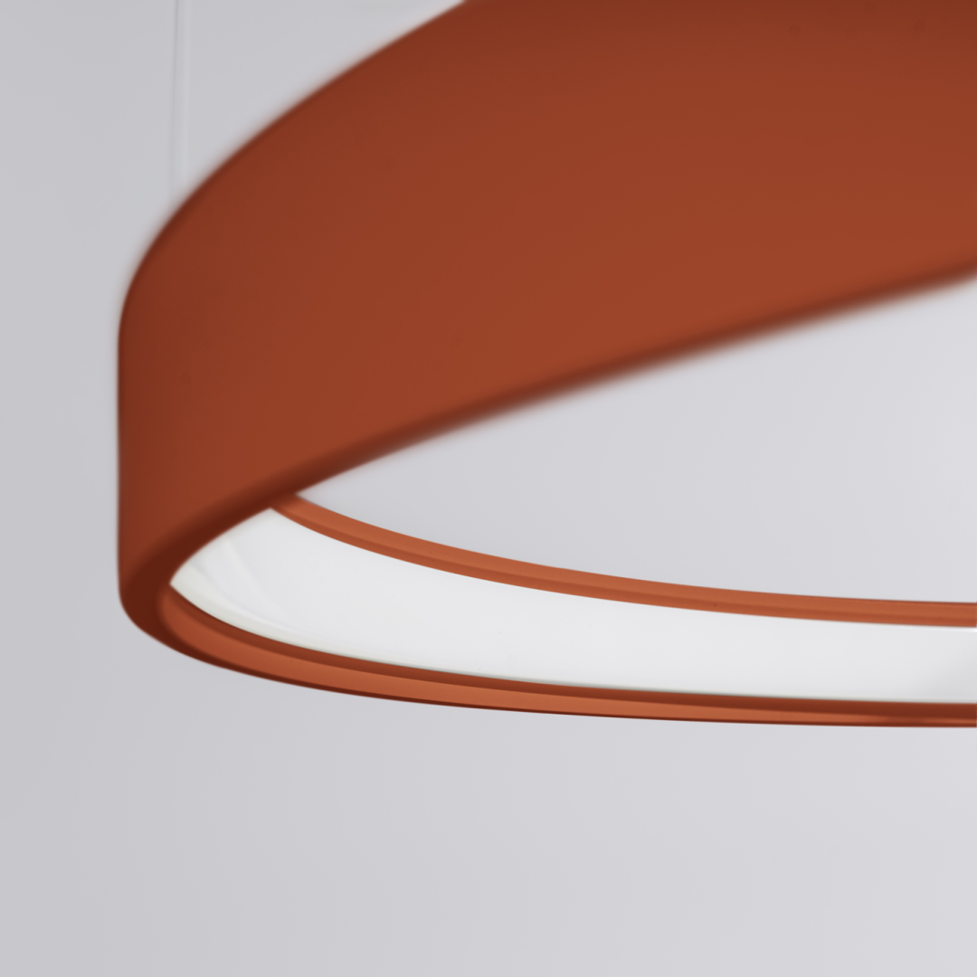 Żyrandol RIO 2 55/78 ochra czerwona LED 4000K - 18081