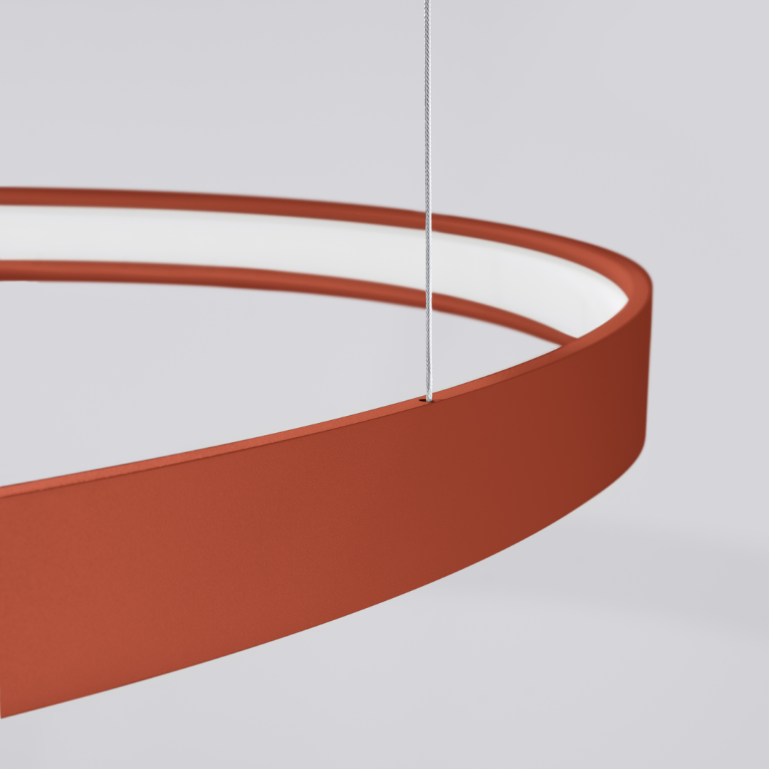 Żyrandol RIO 3 55/78/110 ochra czerwona LED 4000K - 18094