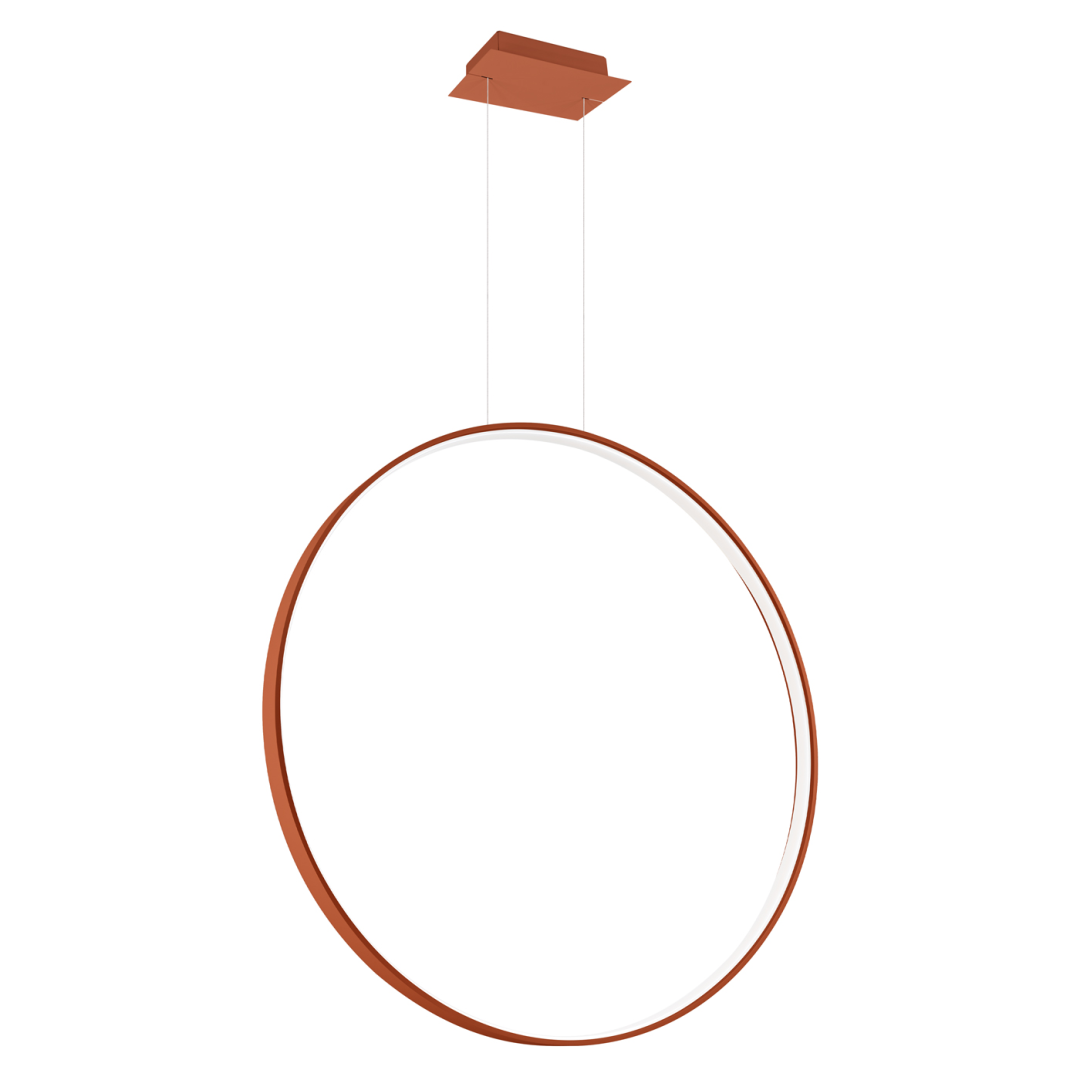 Lampa wisząca RIO 78 ochra czerwona LED 3000K - 18115