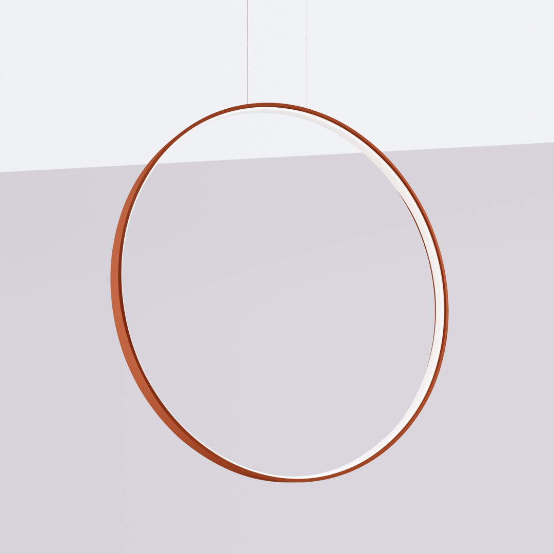 Lampa wisząca RIO 78 ochra czerwona LED 3000K - 18119