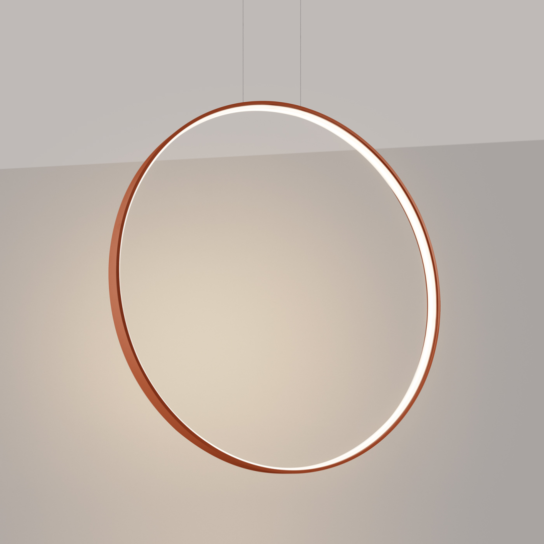 Lampa wisząca RIO 78 ochra czerwona LED 3000K - 18120