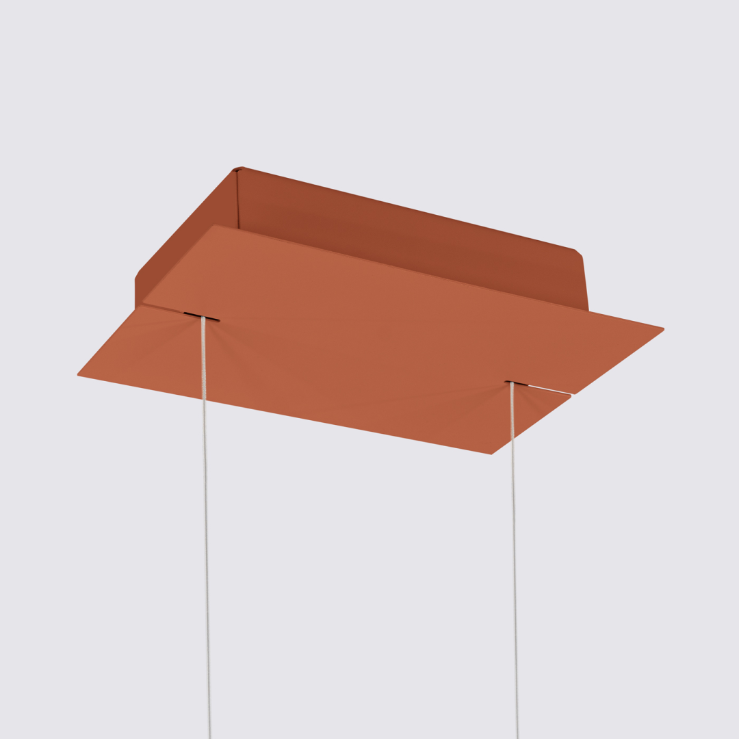 Lampa wisząca RIO 78 ochra czerwona LED 3000K - 18125