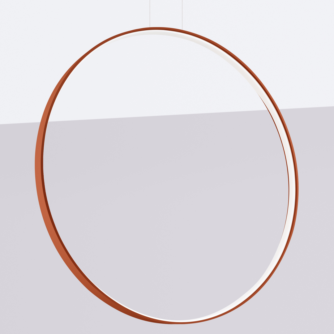 Lampa wisząca RIO 110 ochra czerwona LED 3000K - 18134