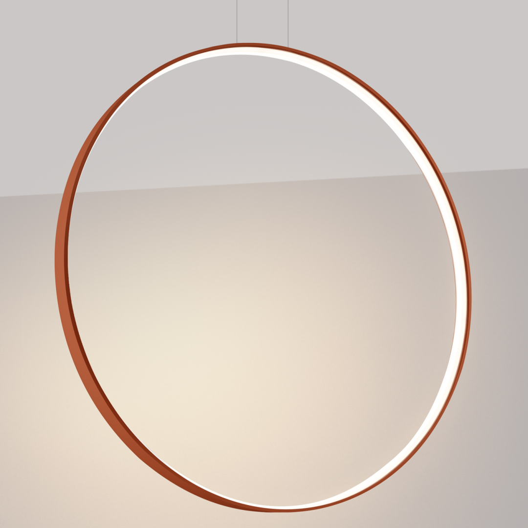 Lampa wisząca RIO 110 ochra czerwona LED 3000K - 18135