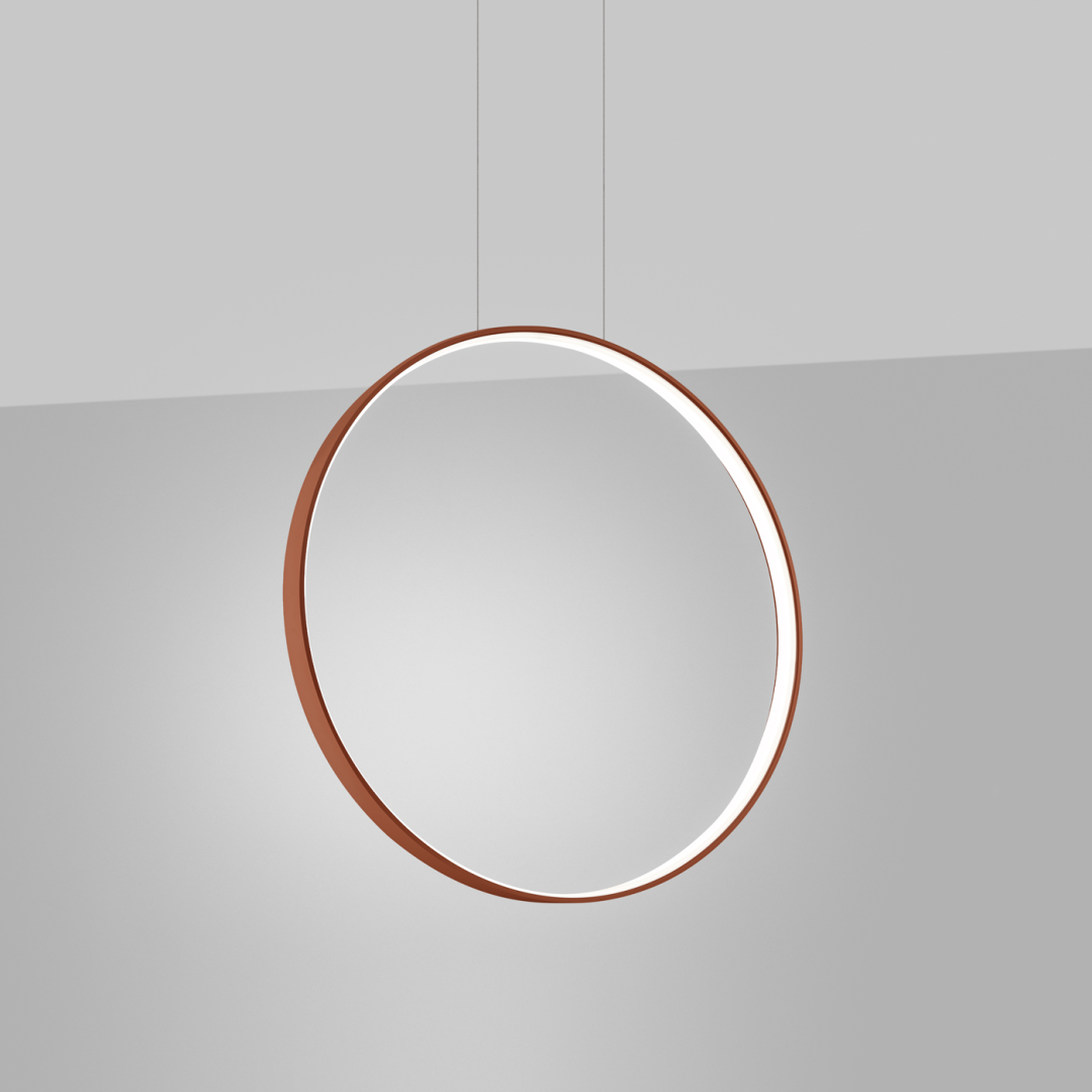 Lampa wisząca RIO 55 ochra czerwona LED 4000K - 18150