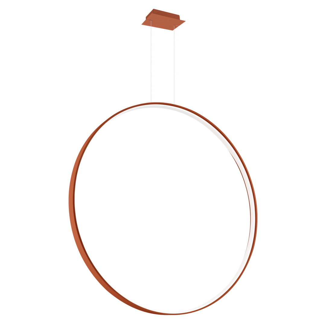 Lampa wisząca RIO 110 ochra czerwona LED 4000K - 18175