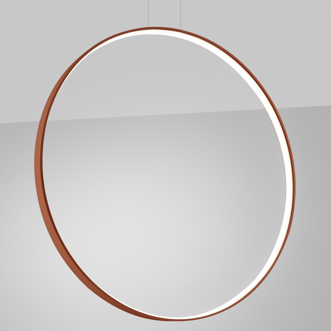 Lampa wisząca RIO 110 ochra czerwona LED 4000K - 18180