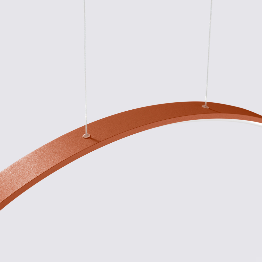 Lampa wisząca RIO 110 ochra czerwona LED 4000K - 18182