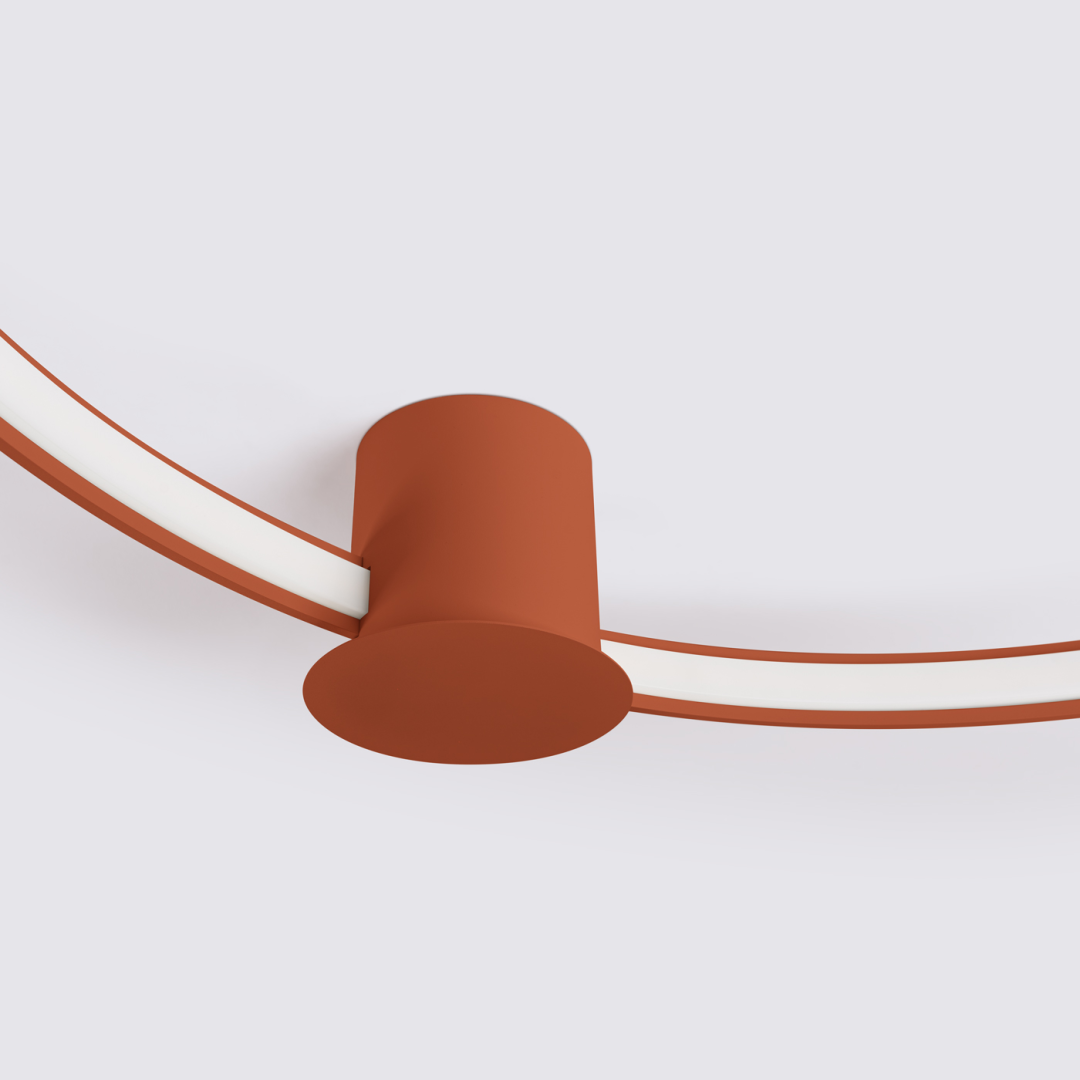 Plafon RIO 110 ochra czerwona LED 3000K - 18226