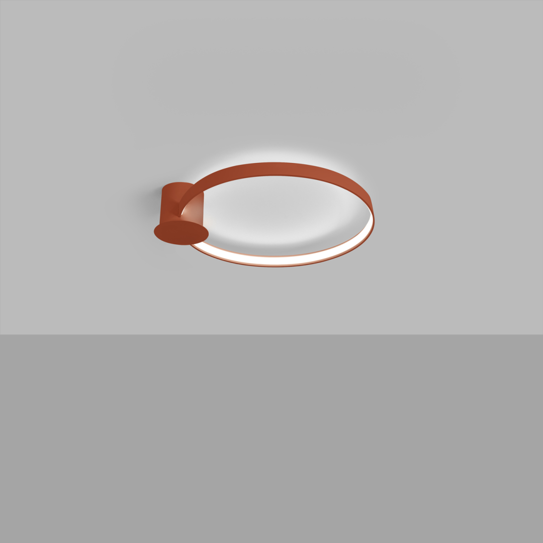 Plafon RIO 55 ochra czerwona LED 4000K - 18240