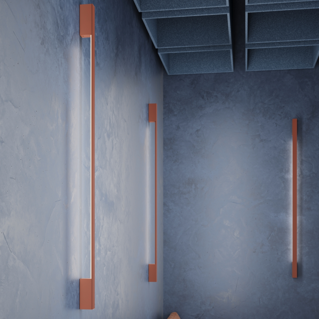 Kinkiet SAPPO 120 ochra czerwona LED 3000K - 18371