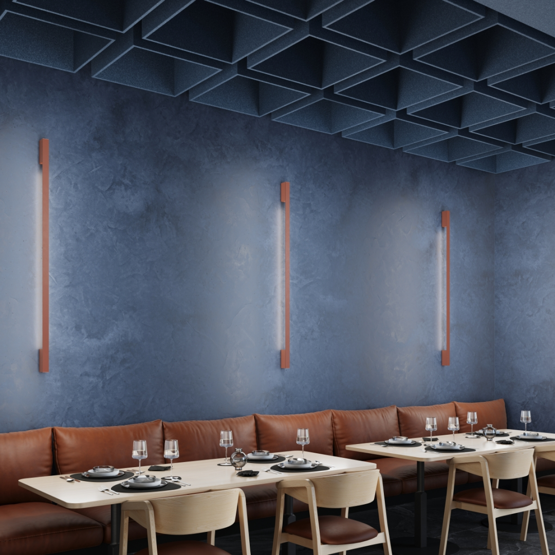 Kinkiet SAPPO 150 ochra czerwona LED 3000K - 18381