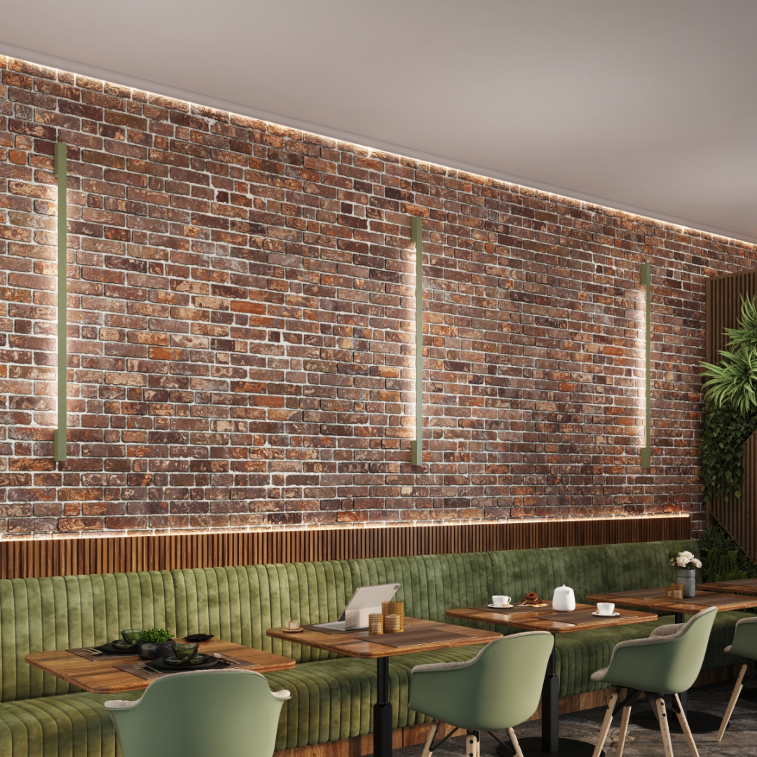 Kinkiet LAHTI 50 zielony oliwkowy LED 4000K - 18521