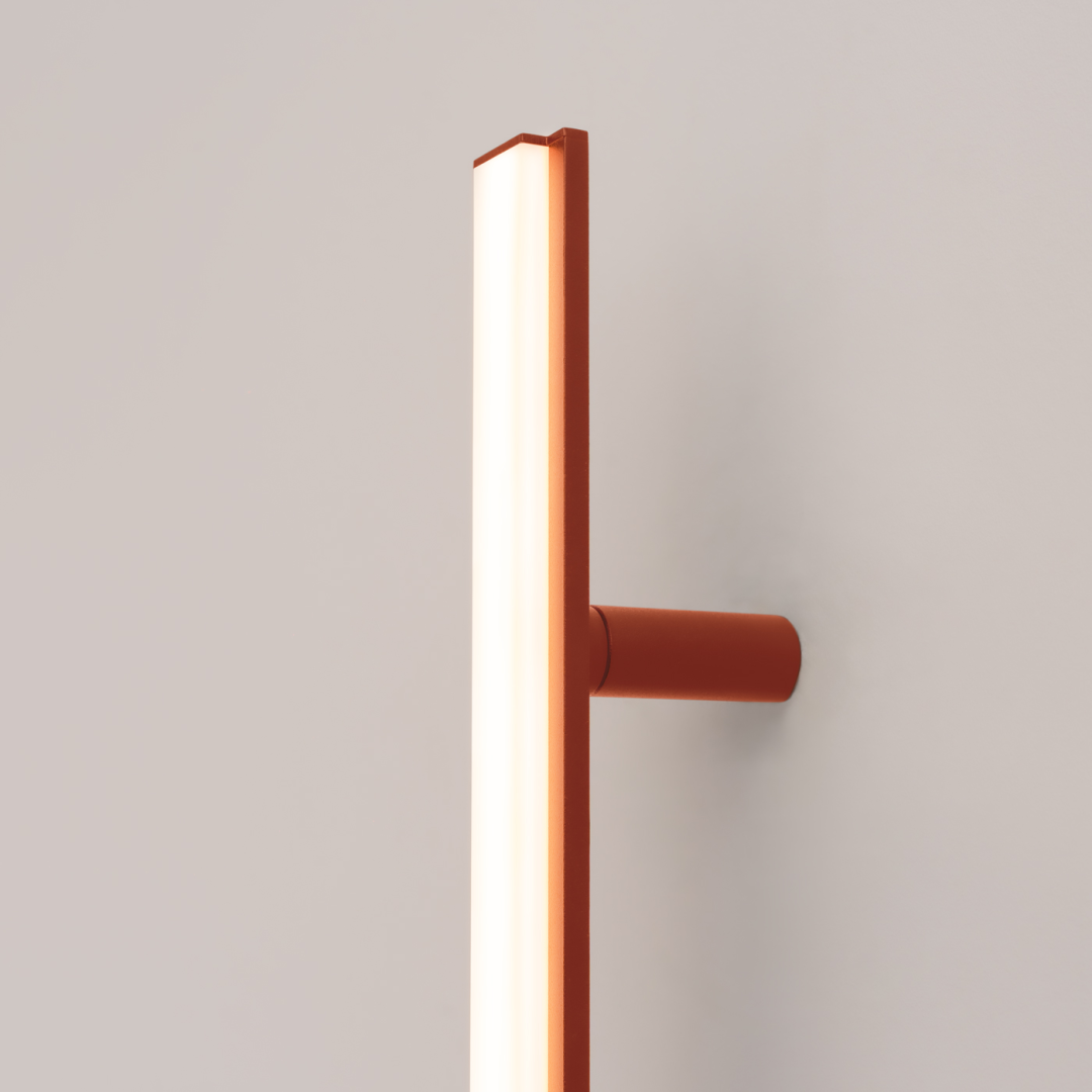 Kinkiet LAGOM 90 ochra czerwona LED 3000K - 18983