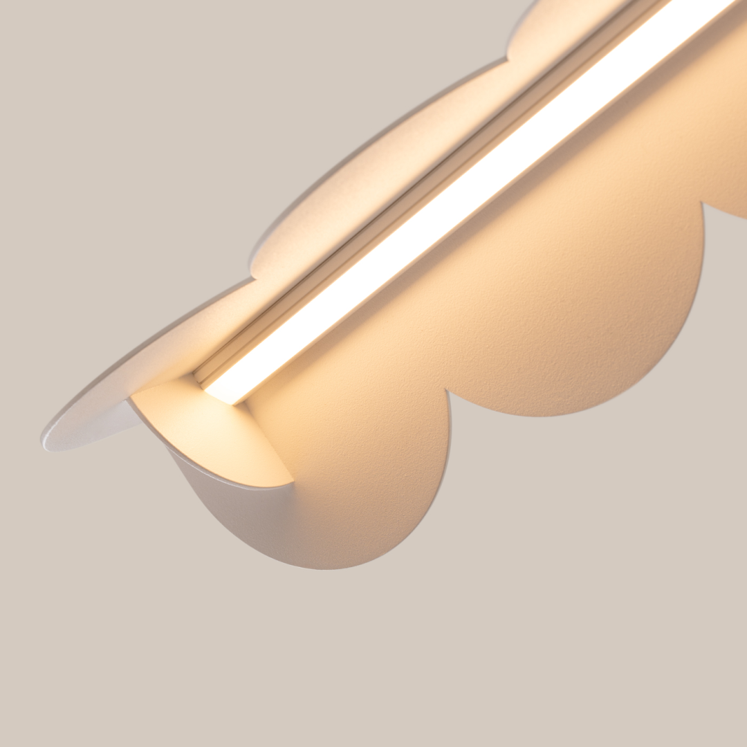 Lampa wisząca BISCUIT biała LED 3000K - 19021