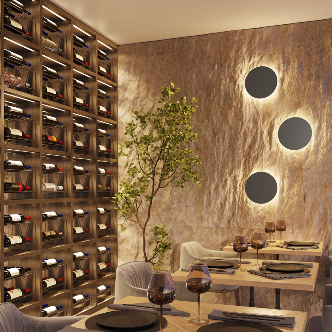 Kinkiet BORGEN czarny LED 3000K - 19044