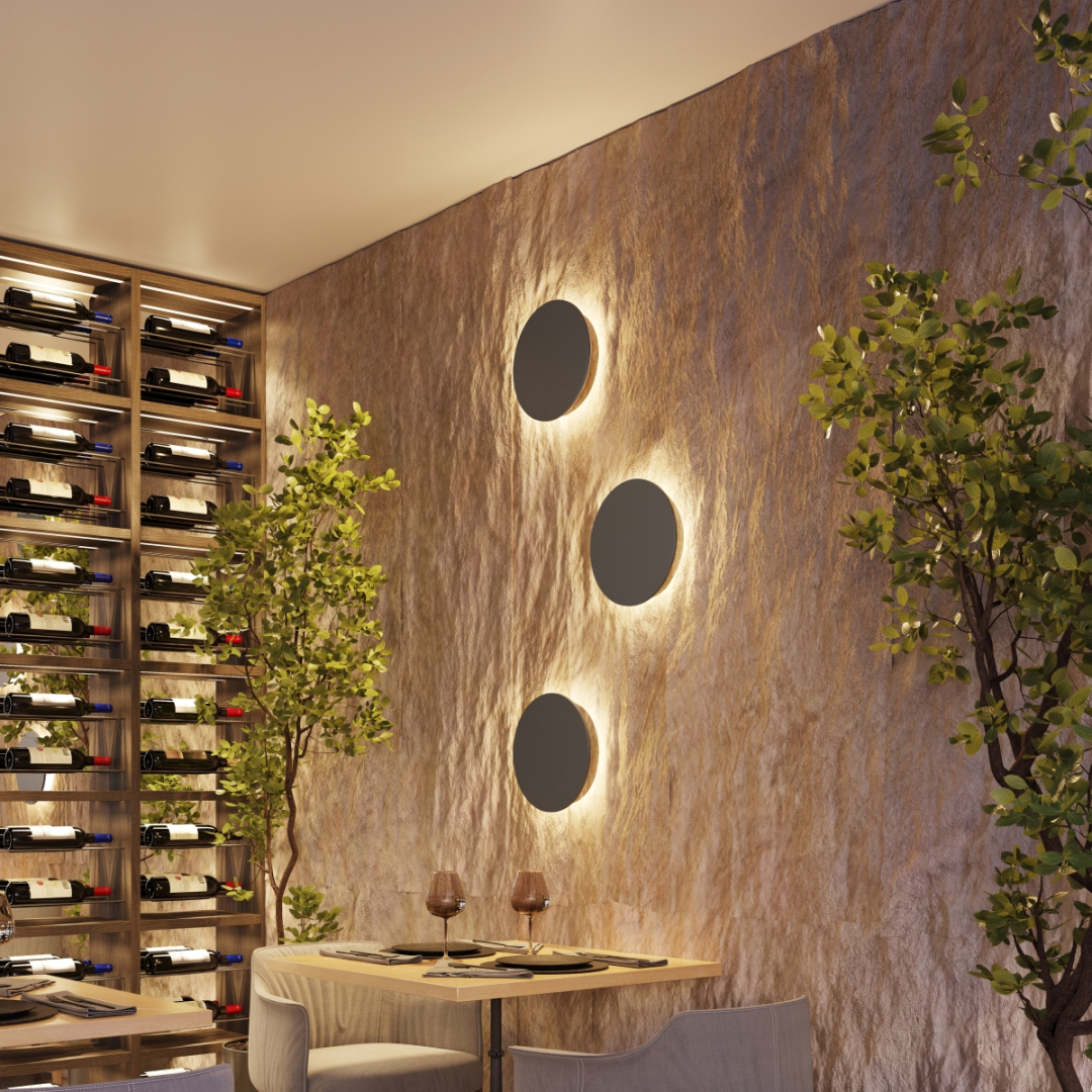 Kinkiet BORGEN czarny LED 3000K - 19045