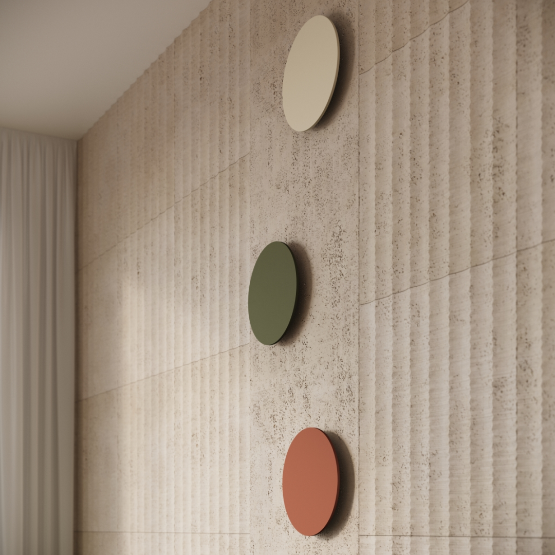 Kinkiet BORGEN ochra czerwona LED 3000K - 19106